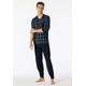 Pyjama SCHIESSER ""Comfort Nightwear"" Gr. 98 (LS/4), blau (nachtblau) Herren Homewear-Sets Pyjamas