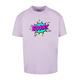 T-Shirt MERCHCODE "Herren BOOM Comic Heavy Oversized Tee" Gr. XXL, lila (lilac) Herren Shirts T-Shirts