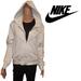 Nike Tops | Nike Womens Dri Fit One Full Zip French Terry Hoodie Nwt White Xl | Color: Black/White | Size: Xl