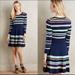 Anthropologie Dresses | Anthropologie Moth | Knit Striped Dress Size Xs | Color: Blue/Red | Size: Xs
