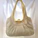 Coach Bags | Authentic Coach Ivory Ergo Pleated Structured Shoulder Bag Satchel | Color: Gold/White | Size: Os