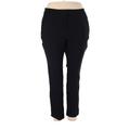 Lane Bryant Dress Pants - High Rise: Black Bottoms - Women's Size 24 Plus