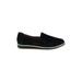 Naturalizer Flats: Smoking Flat Wedge Work Black Solid Shoes - Women's Size 6 - Almond Toe