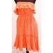 Anthropologie Dresses | Anthropologie Hd Paris Coral Strapless Dress Large | Color: Pink | Size: Large