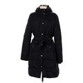 J.Crew Factory Store Jacket: Mid-Length Black Print Jackets & Outerwear - Women's Size Medium