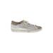 Sam Edelman Sneakers: Silver Solid Shoes - Women's Size 7 - Round Toe