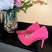 Coach Shoes | Coach Hot Pink Knit Heels | Color: Pink | Size: 6