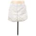 Gap Body Casual Mini Skirt Mini: White Print Bottoms - Women's Size Large