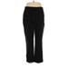 Talbots Outlet Khaki Pant Straight Leg Boyfriend: Black Bottoms - Women's Size 16