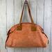 Dooney & Bourke Bags | Dooney & Bourke Orange/Tan Sport Pop Domed Canvas Leather Satchel Shoulder Bag | Color: Brown/Orange | Size: Os