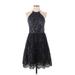 Eliza J Casual Dress - Party: Black Dresses - Women's Size 4