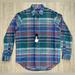 Polo By Ralph Lauren Shirts | Nwt Polo Ralph Lauren M’s Medium Plaid Long Sleeve Classic Fit Button-Down Shirt | Color: Green/Purple | Size: M