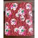 Columbia Tablets & Accessories | Amy Butler Red Flower Floral Faux Leather Ipad Tablet Sleeve Euc 10”X8” | Color: Brown | Size: Os