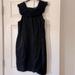 Madewell Dresses | Madewell Sundream Crochet Shift Fringe Mini Dress Size 6 | Color: Black | Size: 6