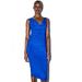Zara Dresses | Nwt Zara Draped Midi Dress In Navy Blue Size M | Color: Blue | Size: M