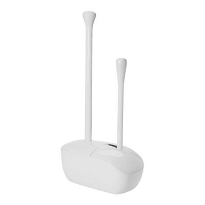 OXO Good Grips 1373580 22 1/2" Toilet Bowl Brush and Plunger with Caddy