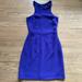 J. Crew Dresses | J. Crew Cutaway Crepe Byzantine Purple Blue Midi Dress | Color: Blue | Size: 0