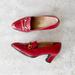 Gucci Shoes | Gucci Women’s Horsebit Loafers Heels Shoes Slides Pumps Mules Size 6 | Color: Gold/Red | Size: 6