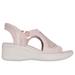 Skechers Women's Slip-ins Martha Stewart: Pier-Lite Sandals | Size 8.5 | Blush Pink | Textile/Metal | Vegan