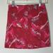 Free People Skirts | Free People Modern Femme Denim Mini Skirt Flamingo Flame Pink Tie Dye Womens 0 | Color: Pink/Red | Size: 0