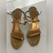 Gucci Shoes | Authentic Gucci Gold Strappy Heels | Color: Gold | Size: 9