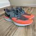 Nike Shoes | Nike Womens Odyssey React 2 Flyknit Gray Orange | Color: Gray/Orange | Size: 9
