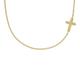 Fossil Harlow Gold-Edelstahl-Halskette für Damen, JF04748710