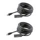 Veemoon 2pcs 5m Usb Extension Cable Extender Cable Usb Cable Extender Micro Keyboard Home Printers Mini Printer Mini Extension Cord Usb y Cable Plastic Lengthen String Office