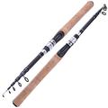 Telescopic Ultralight Fishing Pole Feeder Series Portable 1.8-2.7cm Mini Telescopic / 6 Section 3.0 3.3 3.6m Carp Feeder 60-180g Travel Fishing Rod Fishing Rod (Size : Orange_3.0 m)