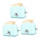 Toyvian 3pcs Bread Machine Kitchen Gear Toys Toasters Bread Maker Machine Kitchen Utensils Pretend Toy Kitchen Play House Toy Pretend Cooking Appliance Large Toy Set Plastic Child