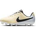 Nike Boy's Jr Legend 10 Club Fg/Mg Football Boots, Lemonade Black MTLC Gold Coin, 1 UK