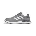 adidas Golf Men's S2G Spikeless Laced Leather 24 Golf Shoes, Greythree/Greyfour/Greytwo, 5 UK