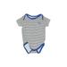 Puma Short Sleeve Onesie: Blue Stripes Bottoms - Size 3-6 Month