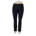 CALVIN KLEIN JEANS Jeans - Mid/Reg Rise Skinny Leg Boyfriend: Blue Bottoms - Women's Size 14 - Dark Wash