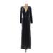 Jenny Yoo Collection Casual Dress - Wrap: Black Dresses - New - Women's Size 8
