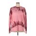True Craft Sweatshirt: Pink Tie-dye Tops - Women's Size X-Large