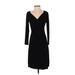 L.K. Bennett Casual Dress - Sheath: Black Solid Dresses - Women's Size 2