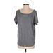 Gap Fit Active T-Shirt: Gray Activewear - Women's Size Small