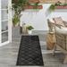 Black 90 x 26 x 0.3 in Indoor/Outdoor Area Rug - Lark Manor™ Adianey Red Barrel Studio Easy Care Trellis Charcoal/Indoor/Outdoor Area Rug | Wayfair