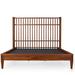 Maria Yee Katsura Solid Wood Low Profile Platform Bed Wood in White | 58 H x 70.75 W x 85.75 D in | Wayfair 249-107603F57