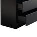 Ebern Designs Graylen 6 - Drawer Dresser Wood in Black | 38.59 H x 51.19 W x 14.97 D in | Wayfair B8AC8C0814AC4572B78C30AFDE055652