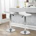 Wrought Studio™ Bar Stools Set Of 2, Counter Bar Stools w/ Swivel Bar & Adjustable Height | 16.3 W x 16.3 D in | Wayfair