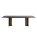 Hokku Designs Horwich Dining Table in Black/Brown | 29.5 H x 62.9 W x 31.4 D in | Wayfair 8F07D9BB0ECE41A08ED130B9C3D6F2C5