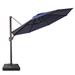 Arlmont & Co. Winon 129" Cantilever Polyester Umbrella in Blue/Navy | 99.6 H x 129 W x 129 D in | Wayfair 6EBDCE3DFE0F47008A5228954E6740A9