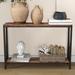 Gracie Oaks Sylvain 42.9" Console Table Wood in Black/Brown | 29.9 H x 42.9 W x 9.8 D in | Wayfair 06EB39D058214B7D8008048FF6767F8F