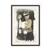 Theodore Alexander Romantic Figures 1 by Studio L57 Narrative - Single Picture Frame Print Paper, in Black | 49.75 H x 34.75 W x 1.63 D in | Wayfair