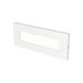 Symple Stuff Boulmane Line Voltage Integrated LED Step Light Metal in White | 2.38 H x 7.88 W x 1.88 D in | Wayfair 94405S-15