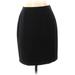 J.Crew Casual Skirt: Black Solid Bottoms - Women's Size 4