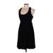 Cynthia Rowley TJX Casual Dress - A-Line: Black Solid Dresses - Women's Size Medium