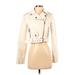 Forever 21 Faux Leather Jacket: Ivory Jackets & Outerwear - Women's Size Small